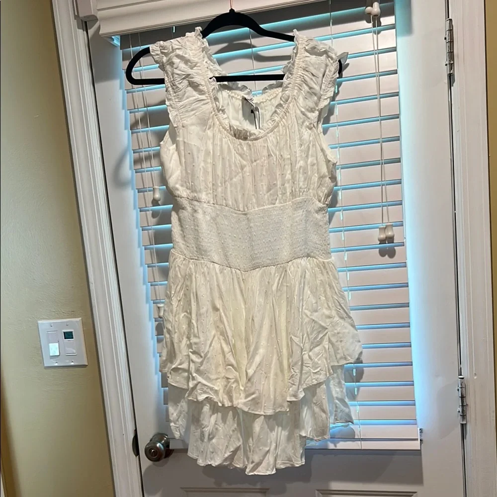 Princess Polly White Mini Dress - Picture 1 of 3